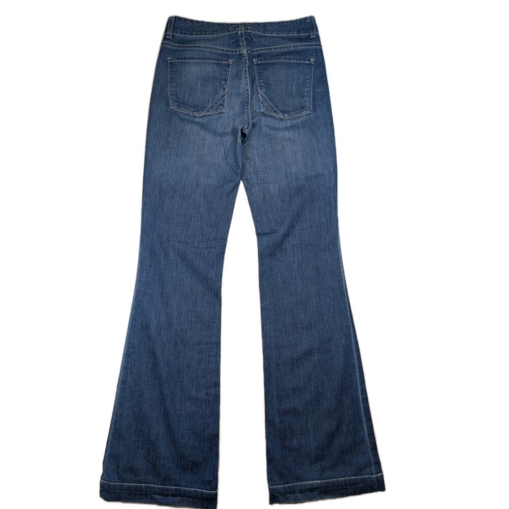 ANLO by David Choe Wide Leg Bootcut Flare Jeans Women's 28 Long Inseam USA Made - Picture 7 of 8